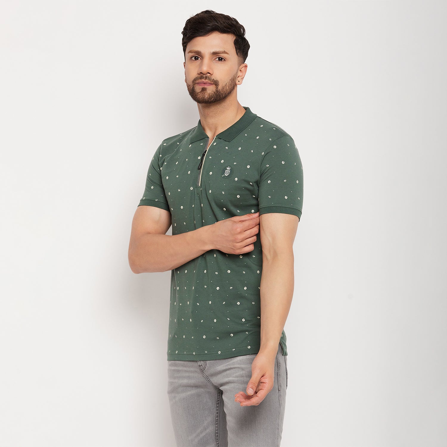 Duke Urban Men Half Sleeve Cotton T-shirt (LF5779)