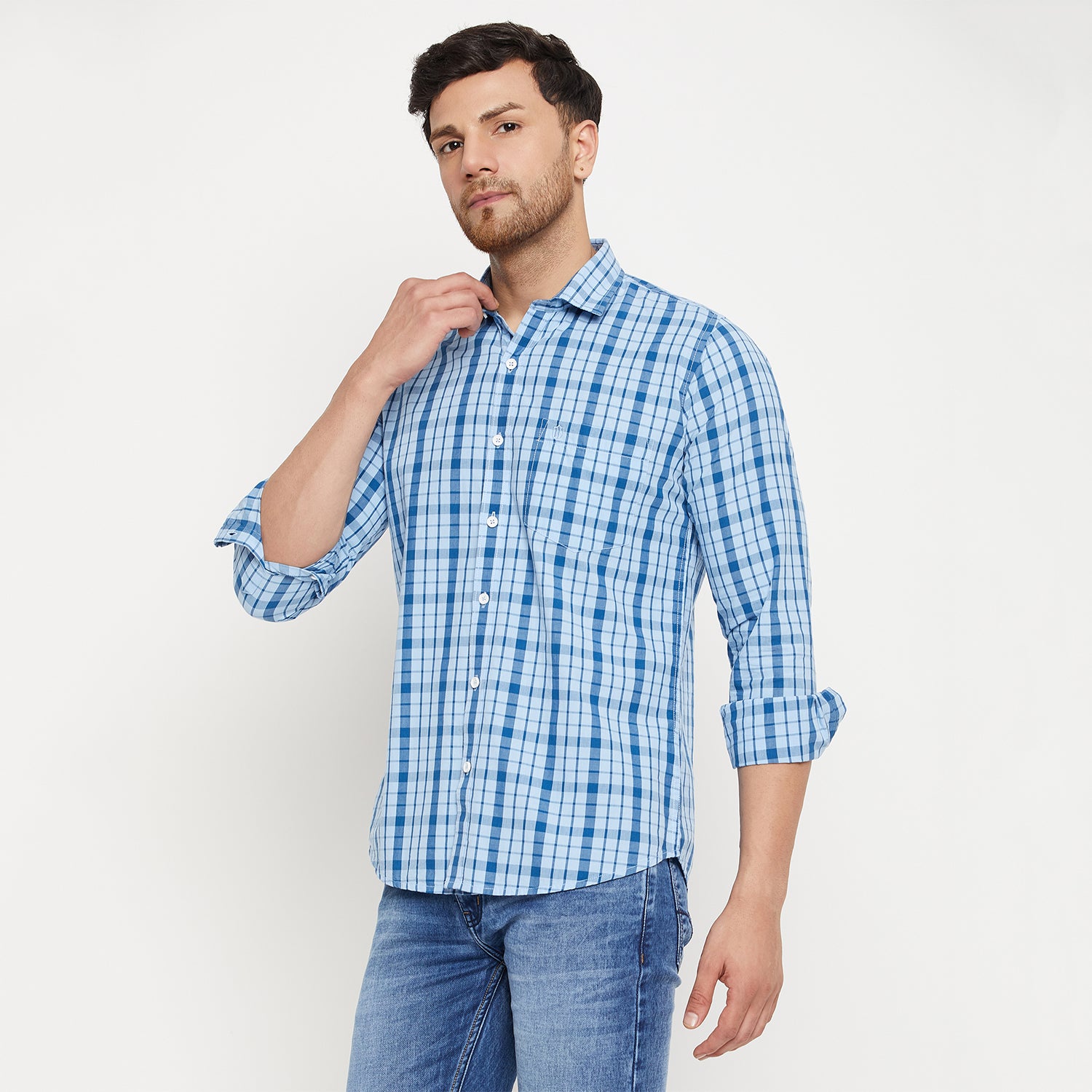 Duke Urban Men Full Sleeve Cotton Shirt (SDO9CKB)