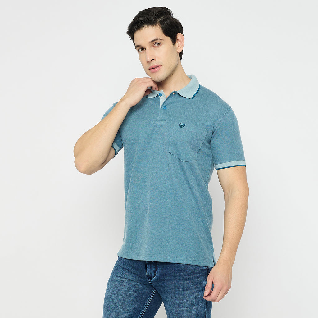 Duke Urban Men Half Sleeve Cotton Collared Tshirt (MSD67)