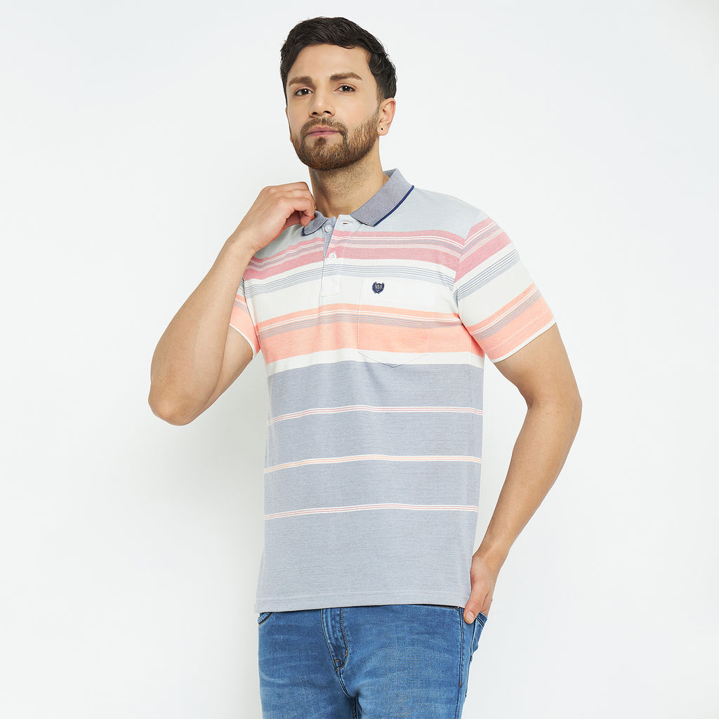 Duke Stardust Men Half Sleeve Cotton T-shirt (LF7076)