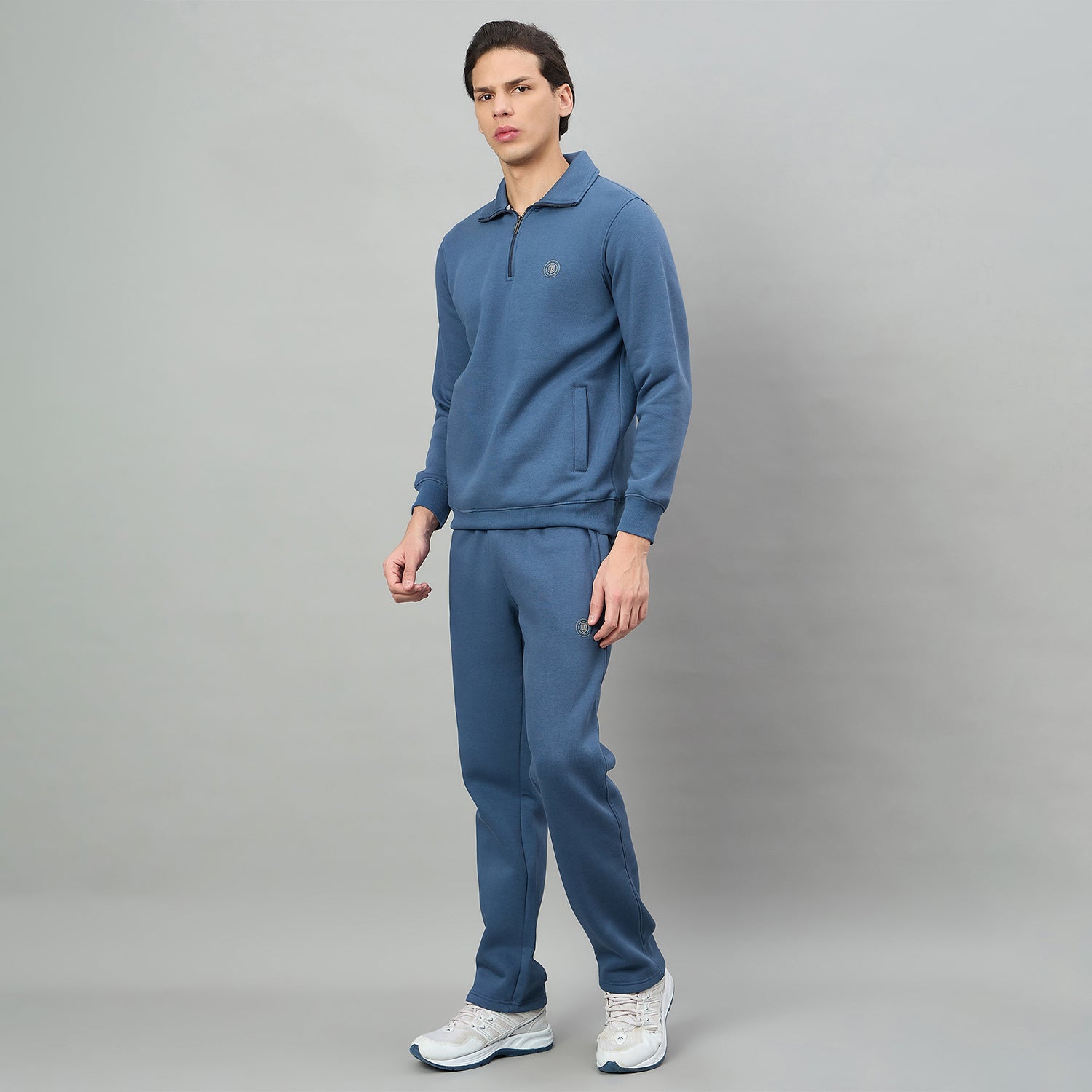 Duke Urban Men Half Zip Full Sleeve Regular Tracksuit (LF6053)