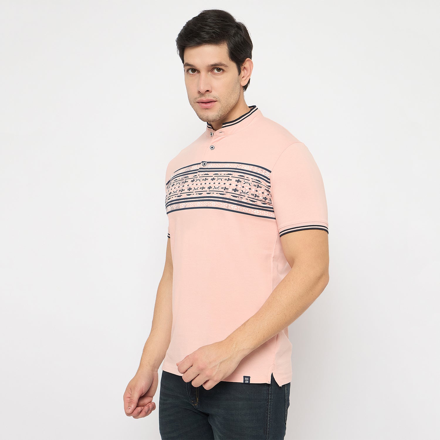 Duke Urban Men Half Sleeve Cotton Tshirt (LF7414)