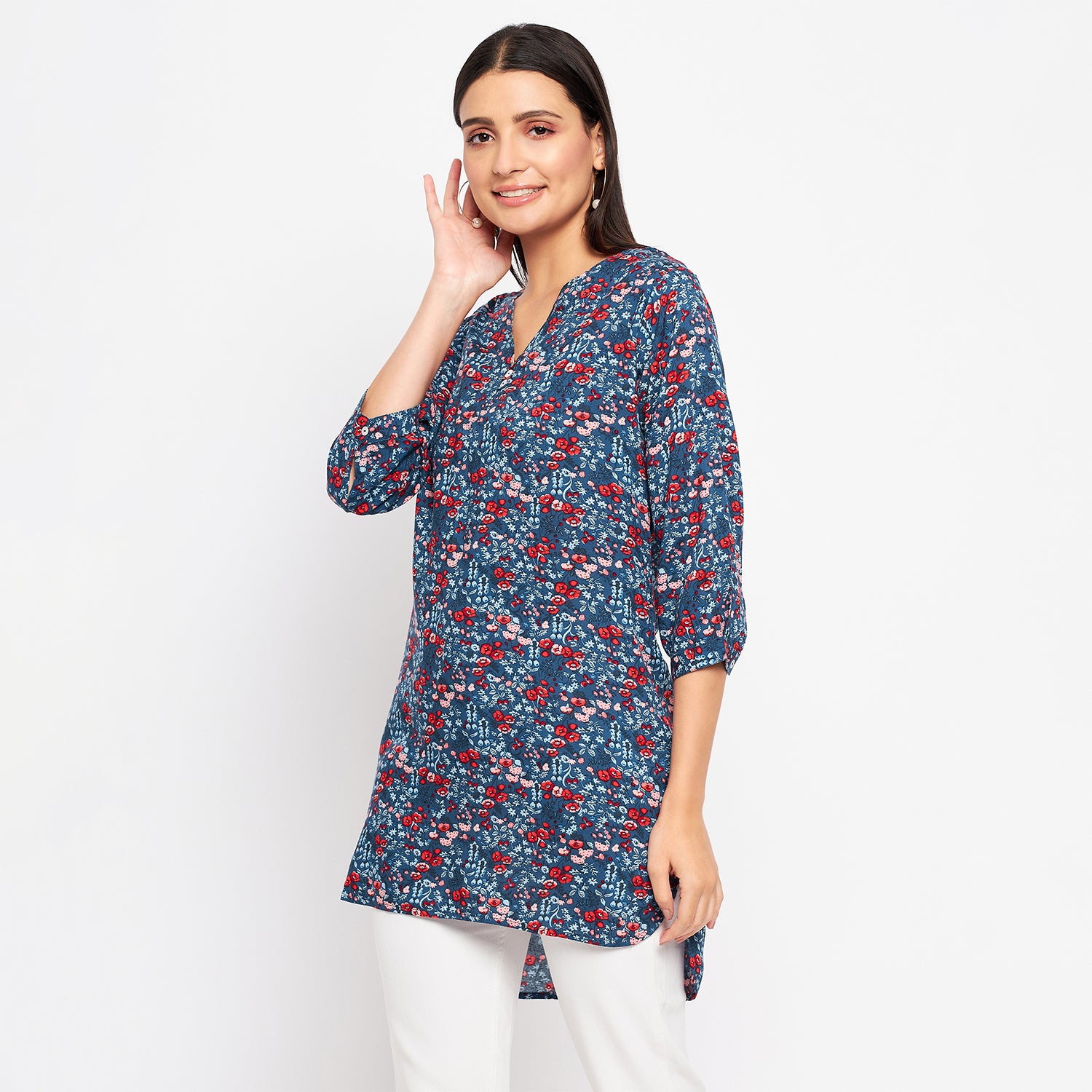 Duke Urban Women 3/4 Sleeve Printed Tunic (SDX4112)