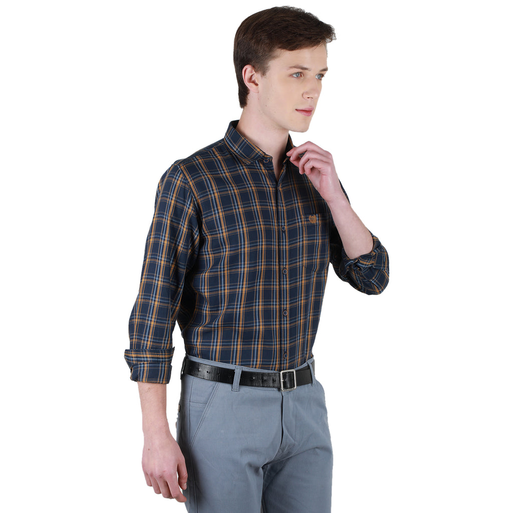 Duke Stardust Men Full Sleeve Cotton Shirt (SDO6CKIA)