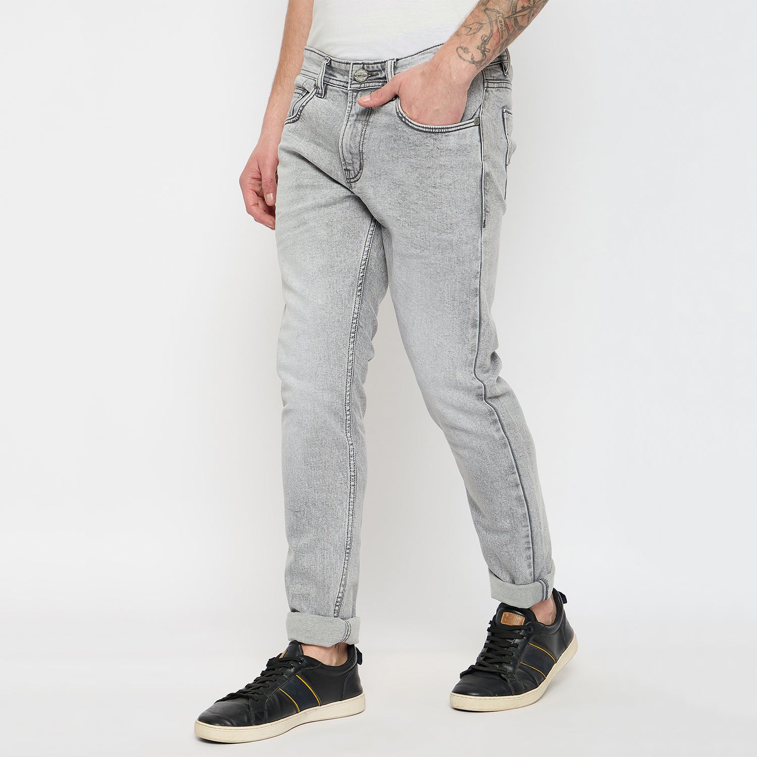 Duke Urban Men Slim Fit Stretchable Jeans (SDD5545)