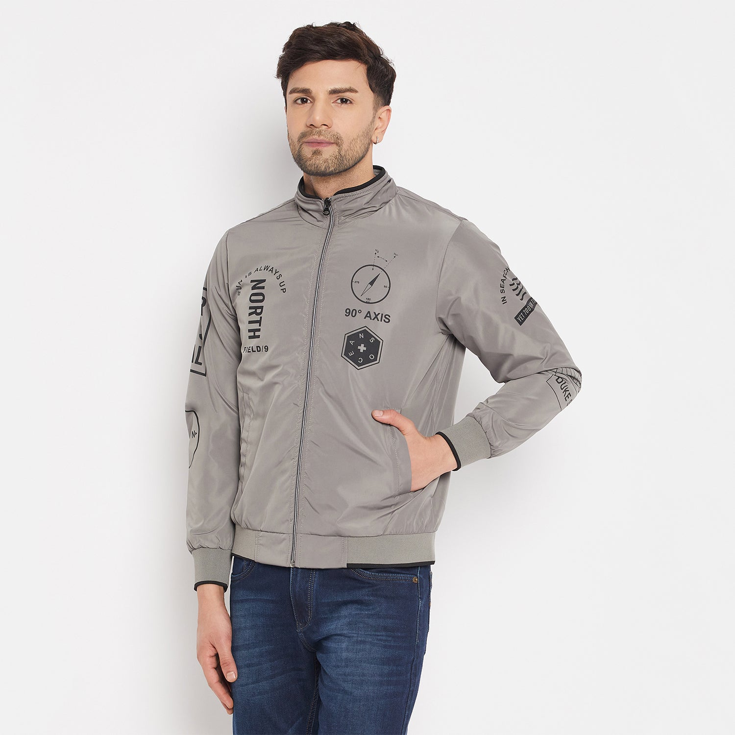 Duke Urban Men Full Sleeve Jacket (SDZ3076R)