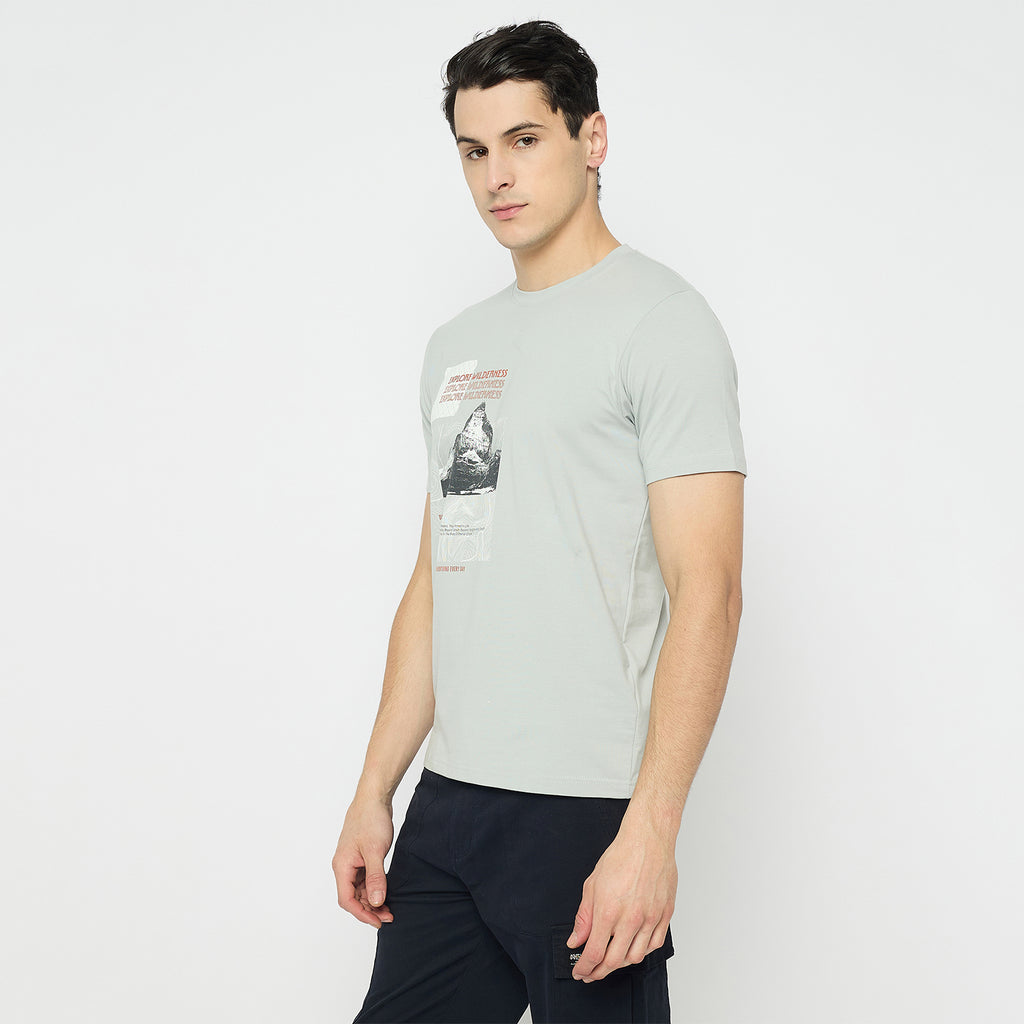 Duke Urban Men Half Sleeve Cotton Tshirt (LF7438)
