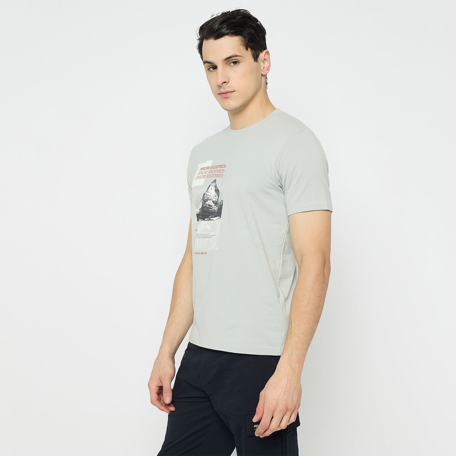 Duke Urban Men Half Sleeve Cotton Tshirt (LF7438)