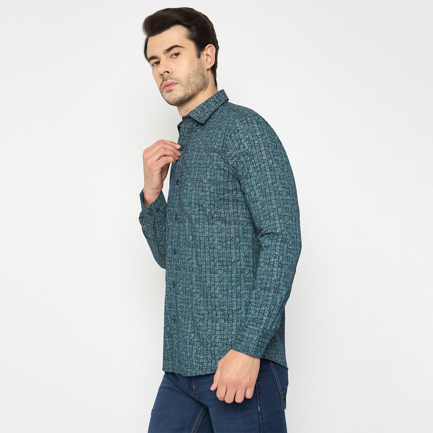 Duke Urban Men Full Sleeve Cotton Shirt (SDO8PRAL)