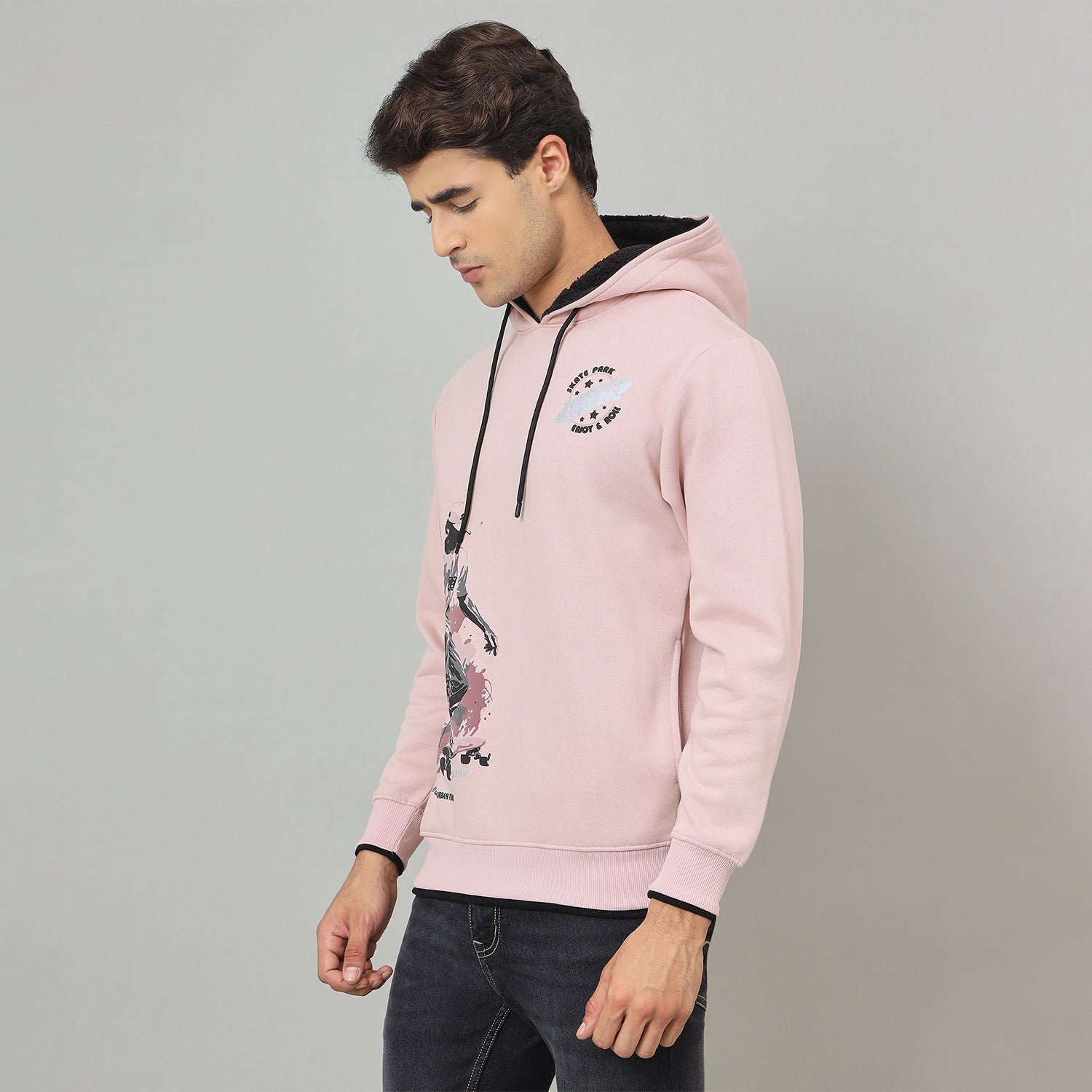 Duke Urban Men Hooded Regular Sweatshirt (LF6391)