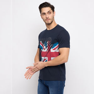Duke Stardust Men Half Sleeve Cotton T-Shirt (MLF7223)