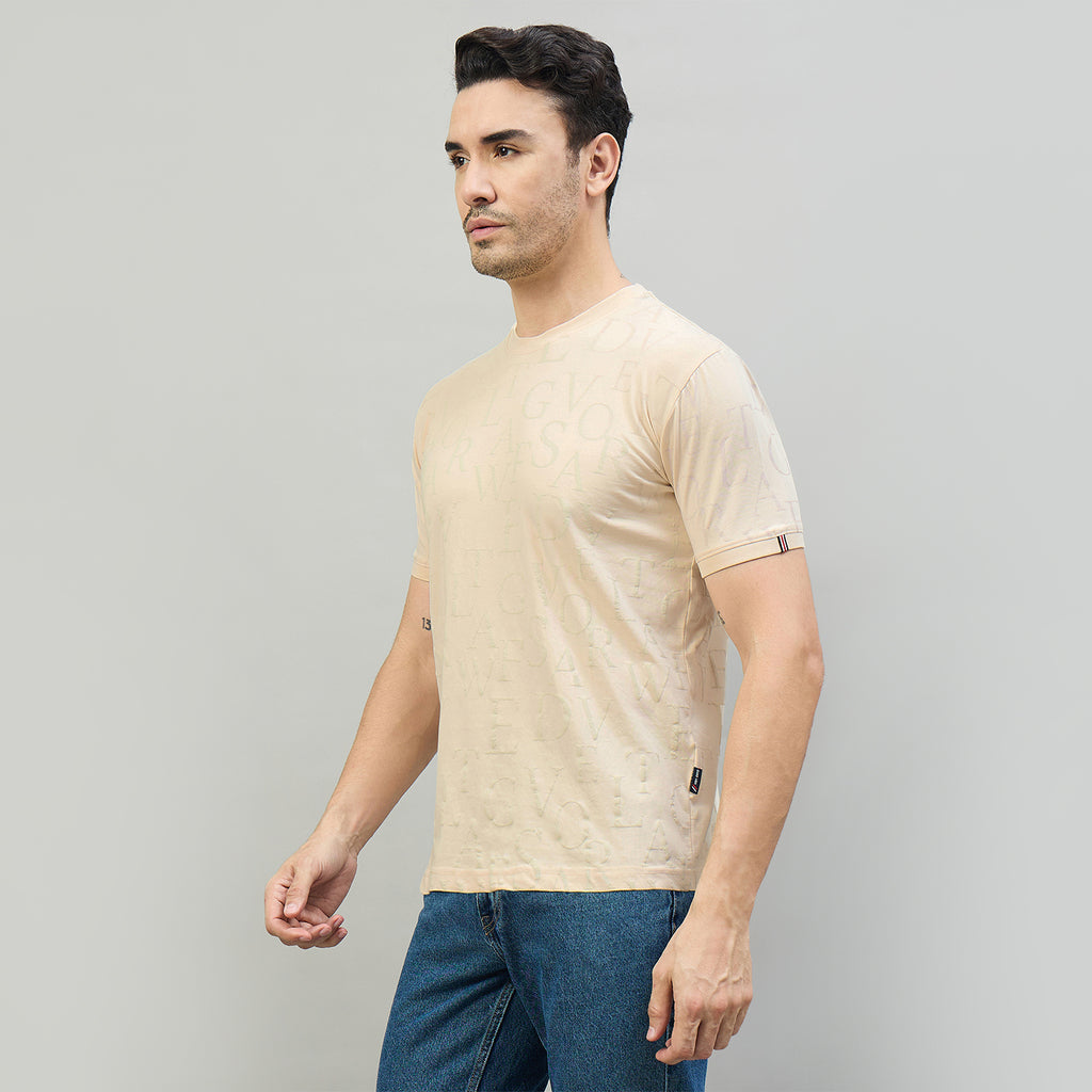 Duke Urban Men Half Sleeve Cotton Smart Fit Casual T-shirt (LF6089A)