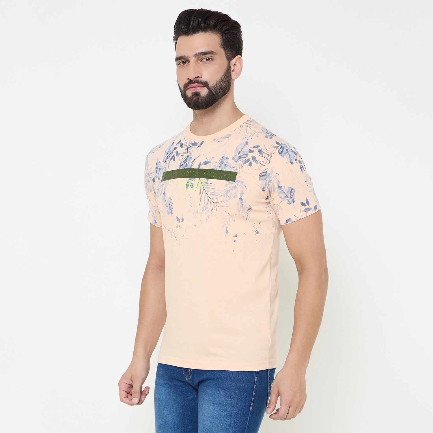 Duke Urban Men Half Sleeve Cotton Tshirt (MLF7147)