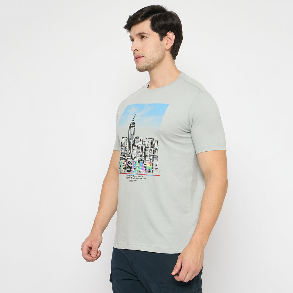 Duke Urban Men Half Sleeve Cotton Tshirt (LF7422)