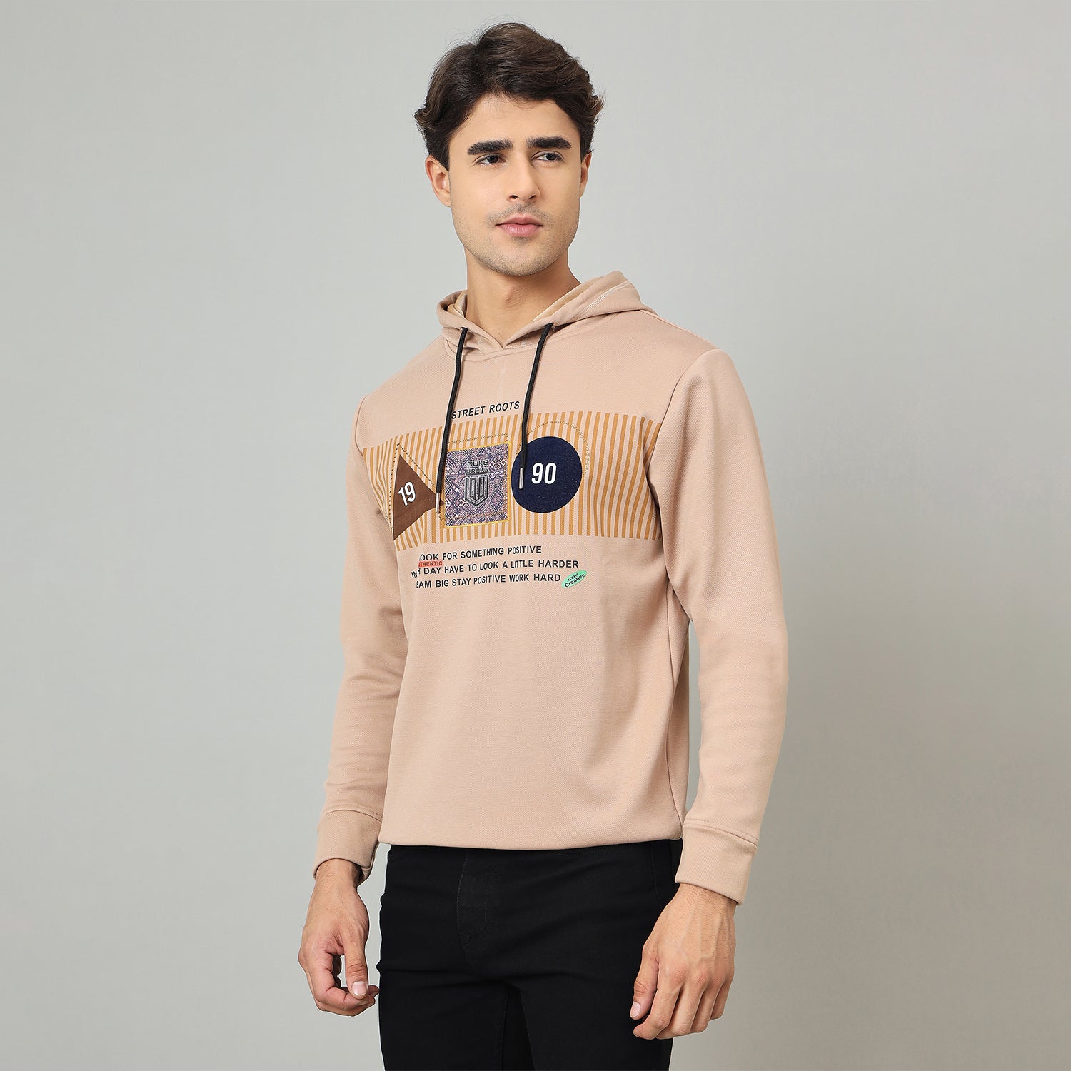 Duke Urban Men Hooded Regular Sweatshirt (LF6443)