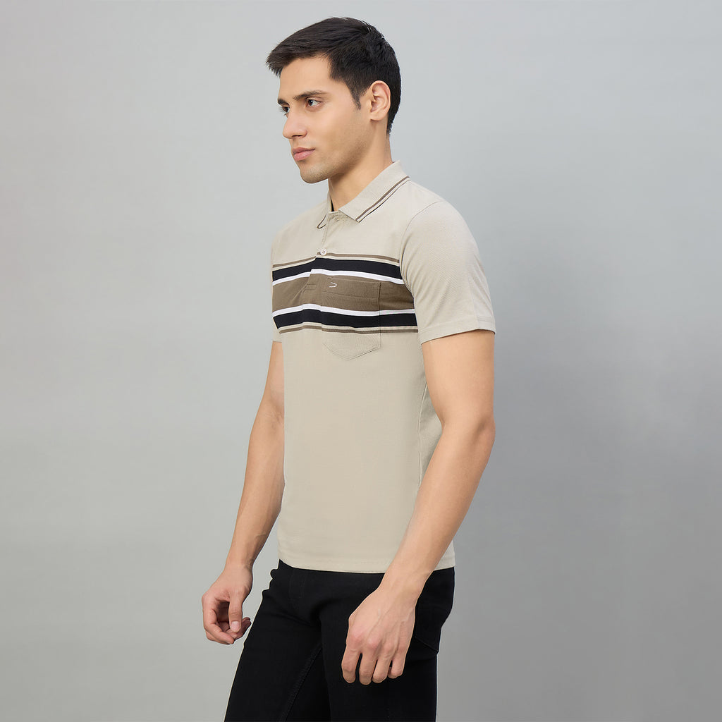 Duke Men Half Sleeve Cotton Regualr Fit Casual T-shirt (MLF1172)