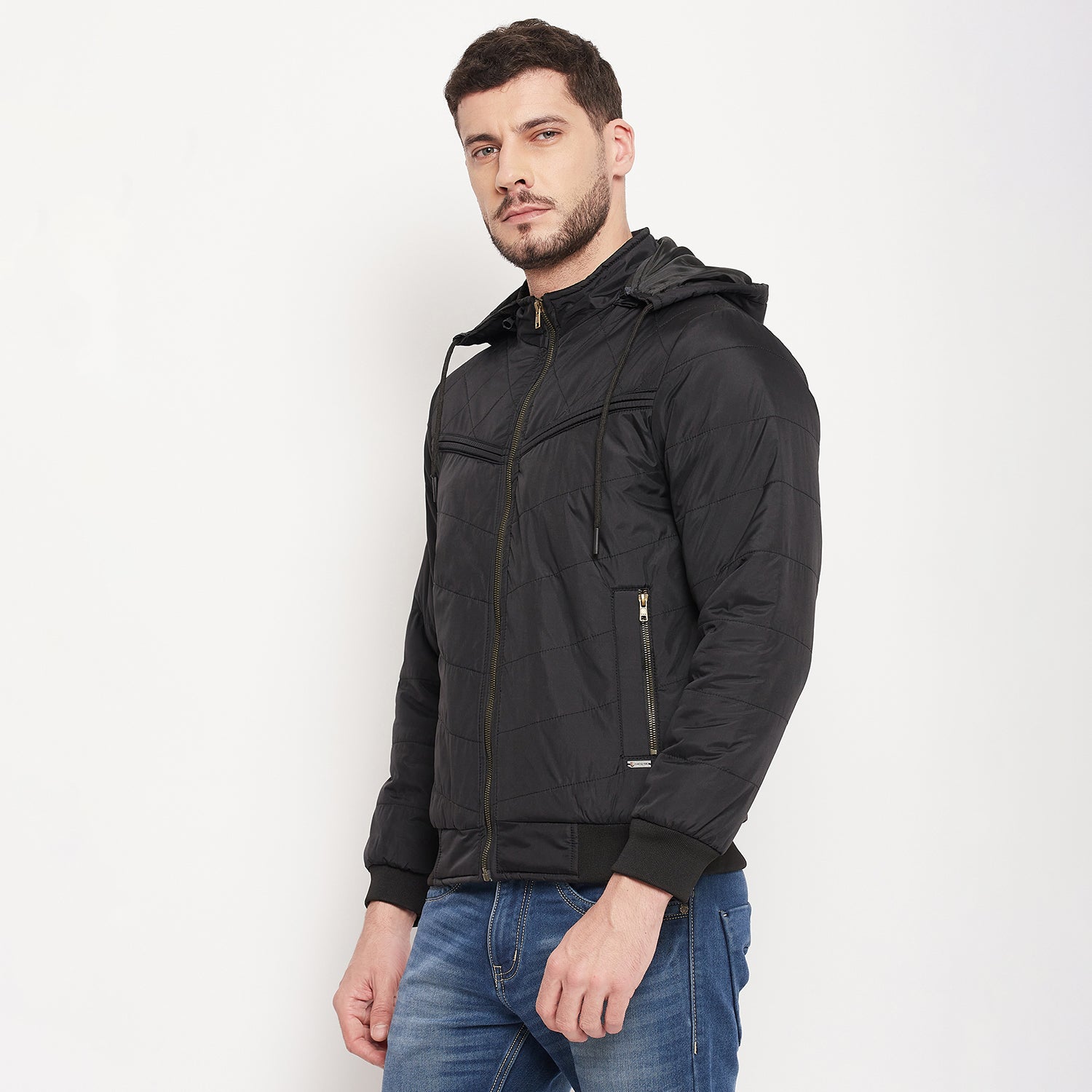 Duke Urban Men Full Sleeve Hooded Jacket (OSDZ1089)