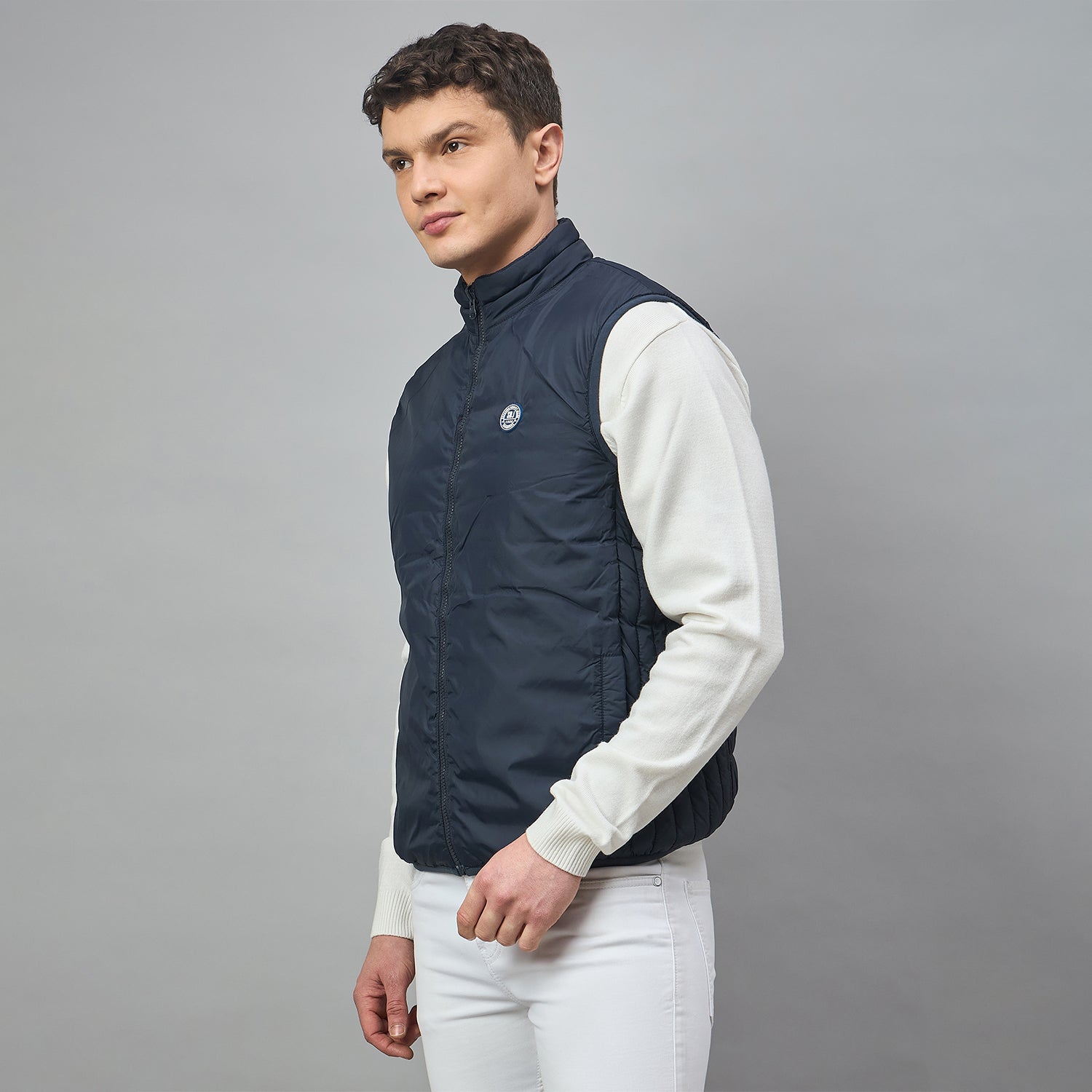 Duke Urban Men Sleeveless Slim Fit Reverisble Jacket (SDZ4092)