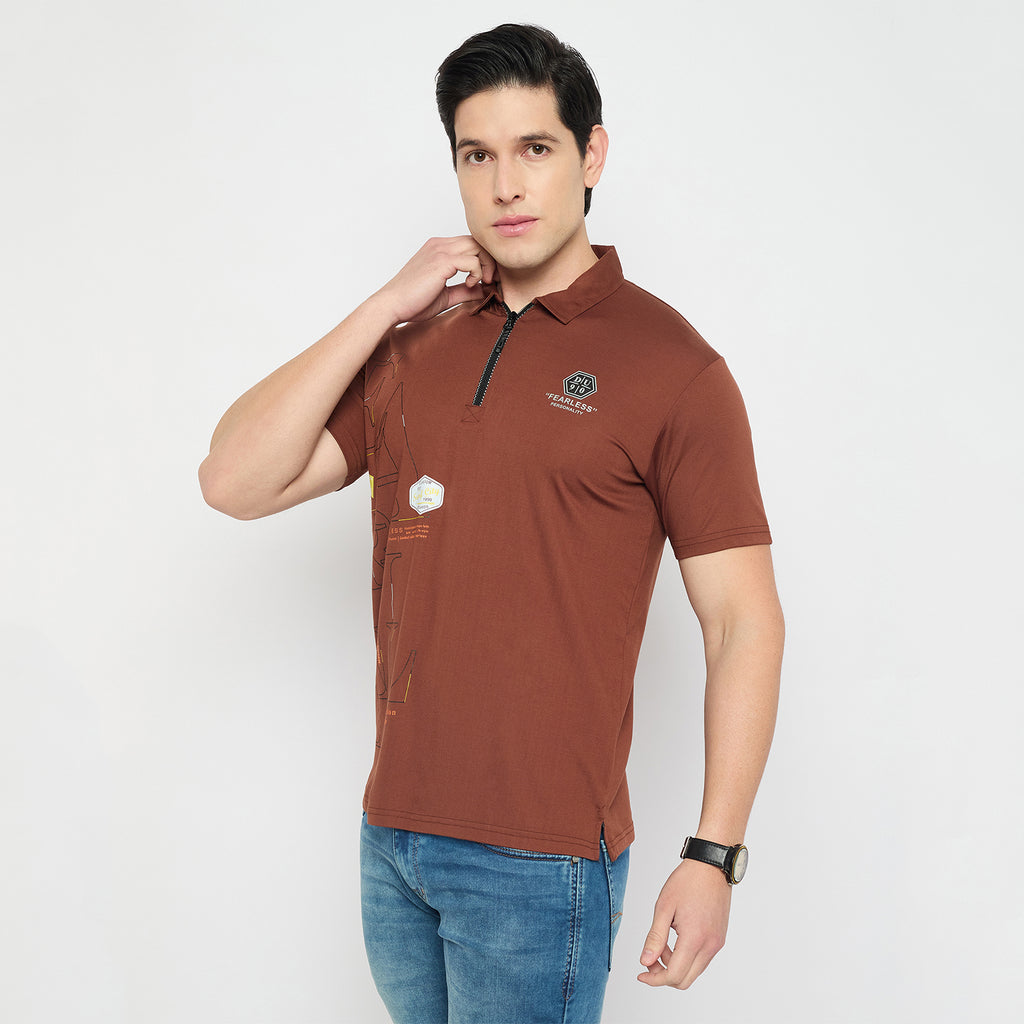 Duke Urban Men Half Sleeve Cotton Polo Tshirt(LF7174)