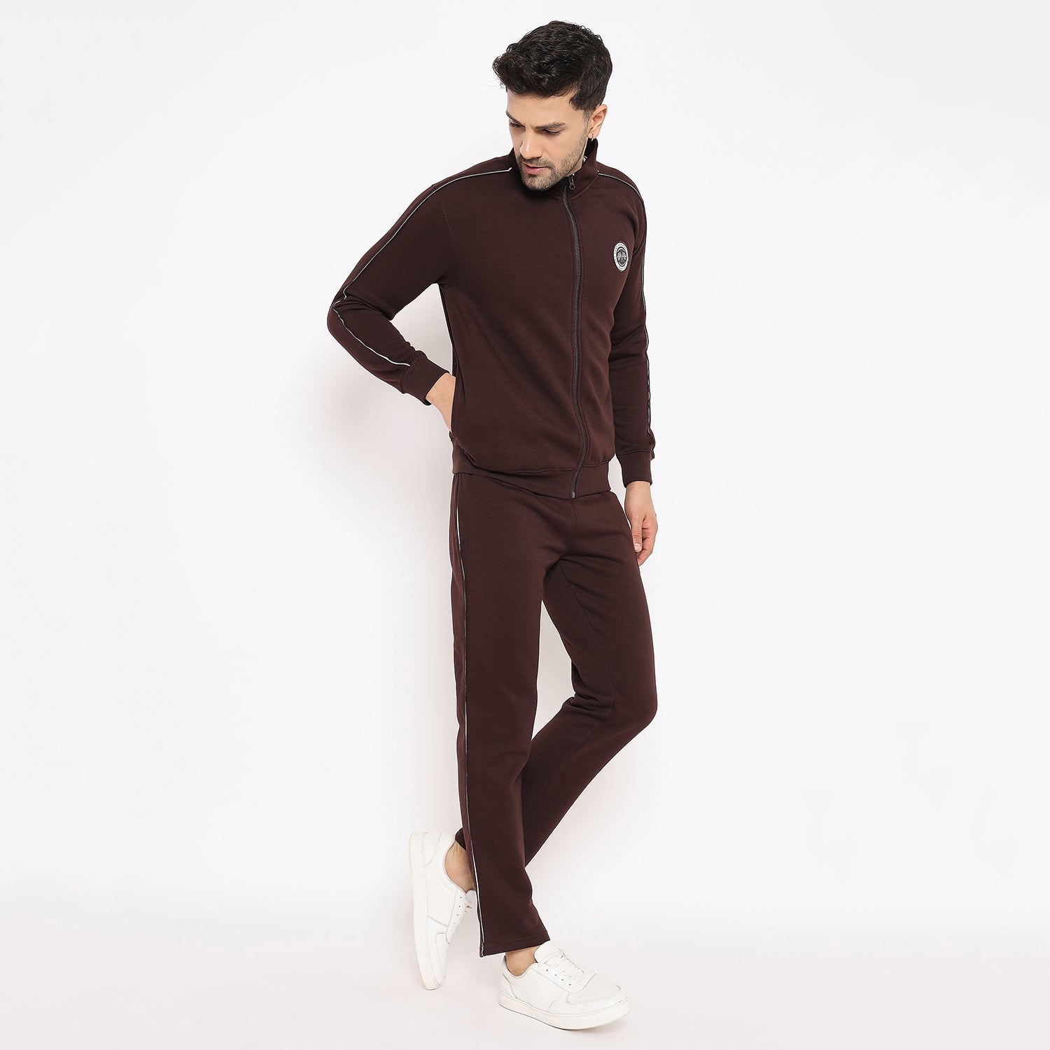 Duke Urban Men Solid Zipper Tracksuit (LF6030)