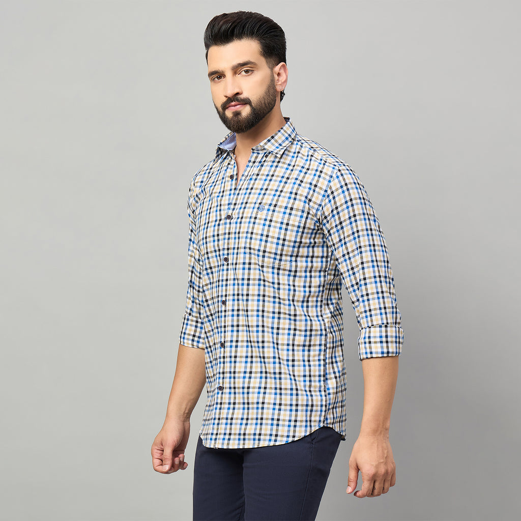 Duke Urban Men Full Sleeve Cotton Shirt (SDO5CKBE)