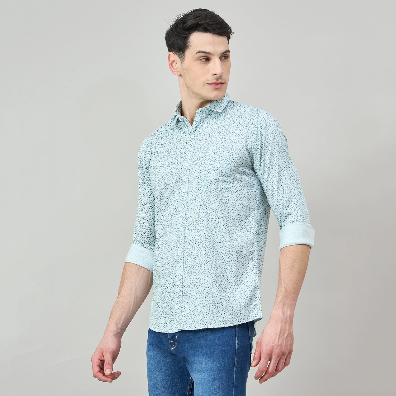 Duke Urban Men Full Sleeve Cotton Shirt (SDO8PRAZ)