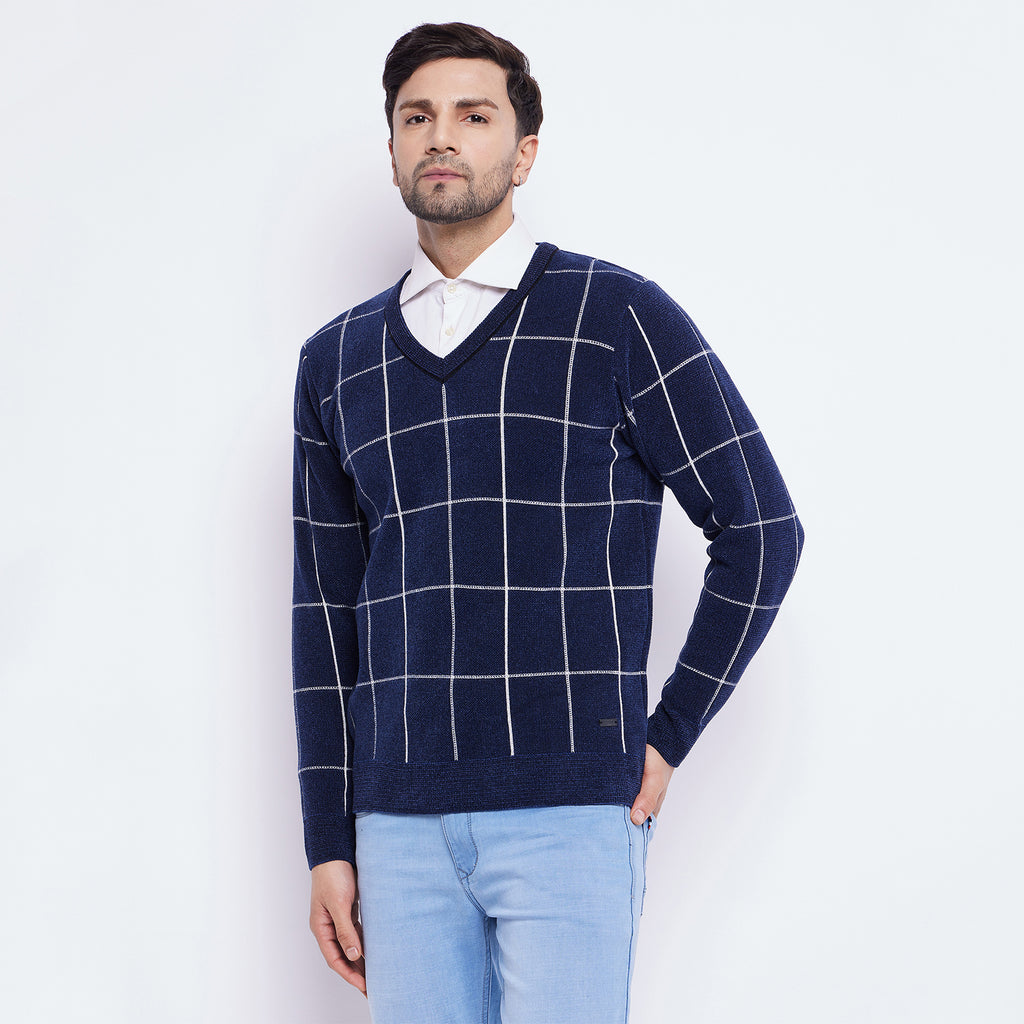 Duke Urban Men Full Sleeve V Neck Sweater (SDS2141)