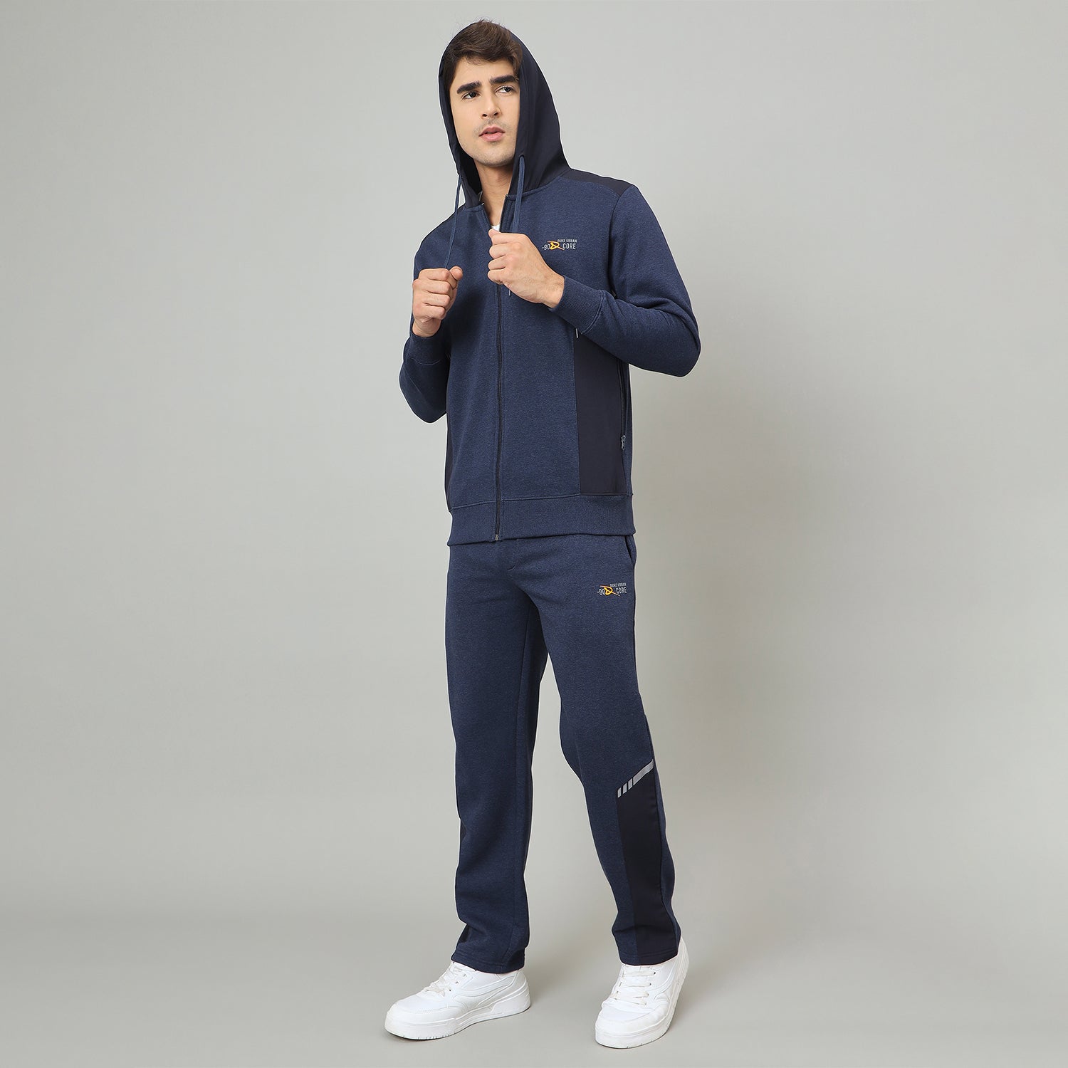 Duke Urban Men Hood Smartfit Full Zip Tracksuit (LF6035)