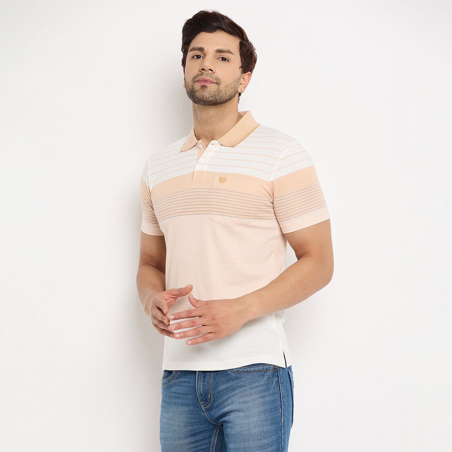 Duke Stardust Men Half Sleeve Cotton T-shirt (LF7256)