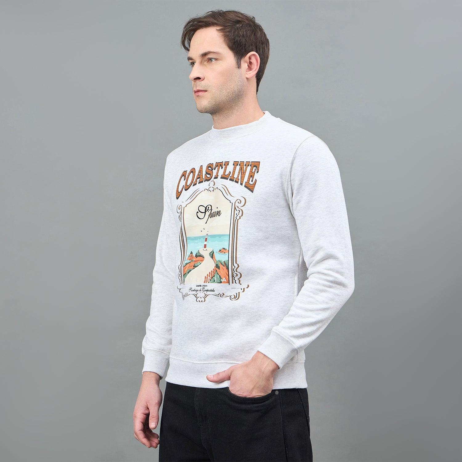 Duke Urban Men Round Neck Full Sleeve Sweatshirt (LF6468)