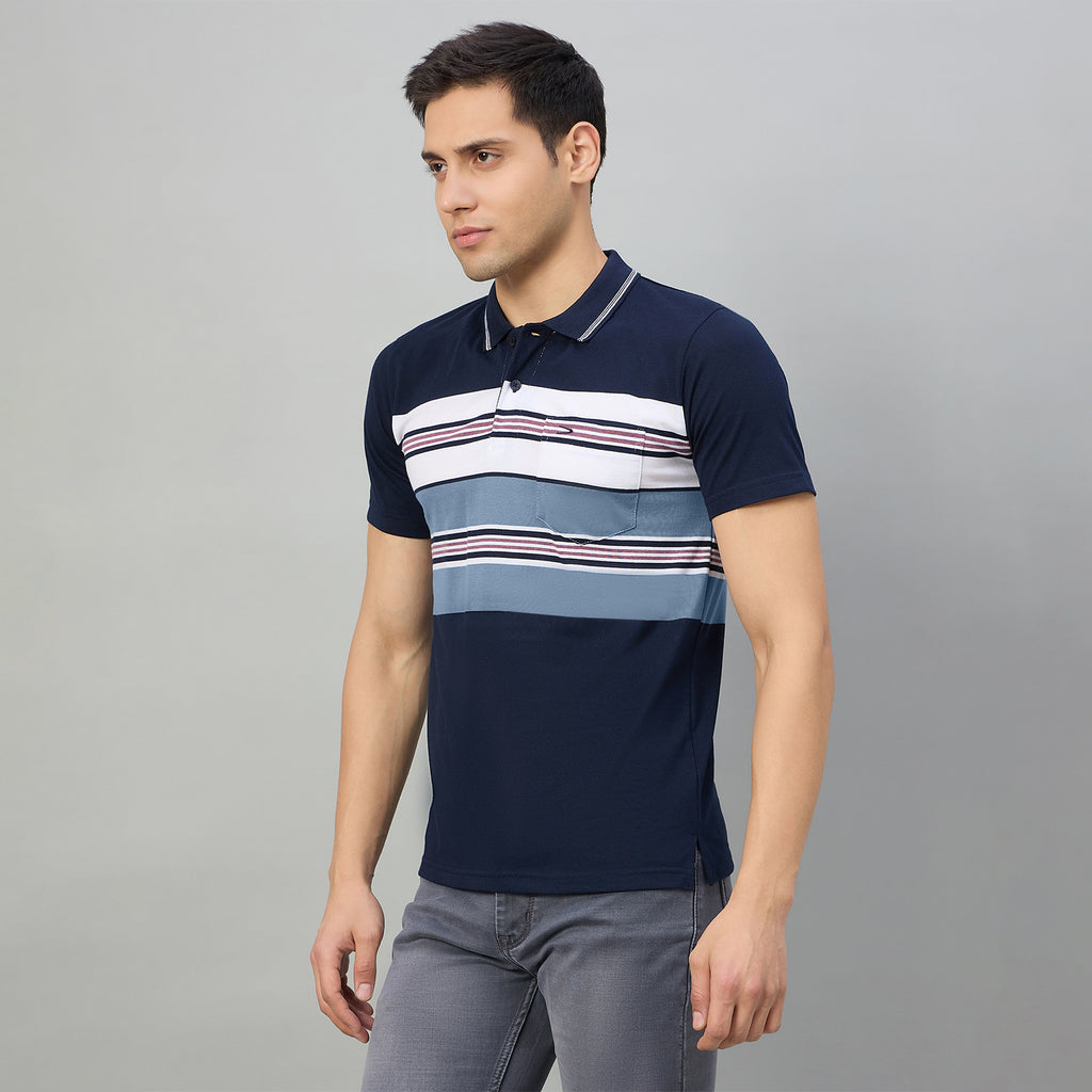 Duke Men Half Sleeve Cotton Regualr Fit Casual T-shirt (MLF1183)
