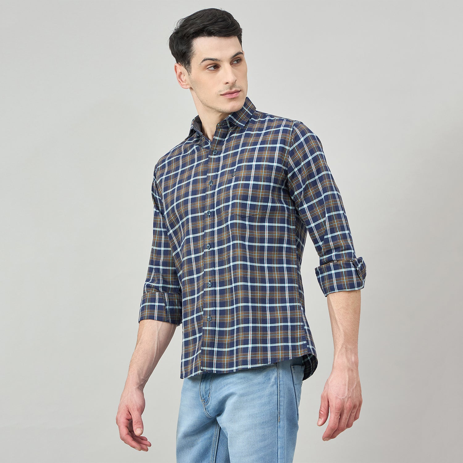 Duke Urban Men Full Sleeve Cotton Shirt (SDO8CKAQ)