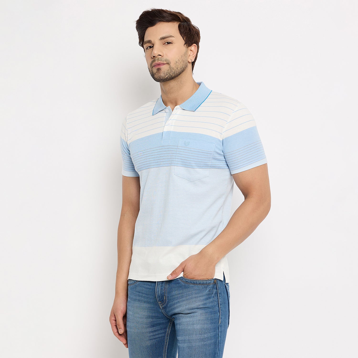 Duke Stardust Men Half Sleeve Cotton T-shirt (LF7256)