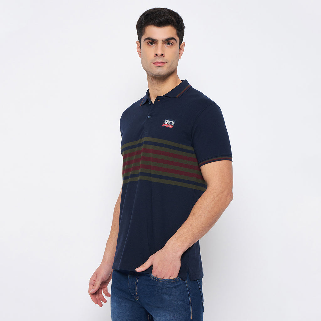 Duke Stardust Men Half Sleeve Cotton T-shirt (MLF5386)