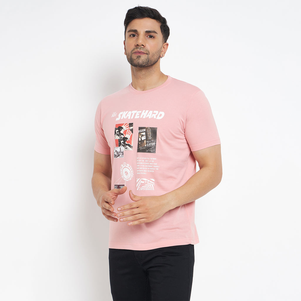 Duke Urban Men Half Sleeve Cotton T-Shirt (LF7056)