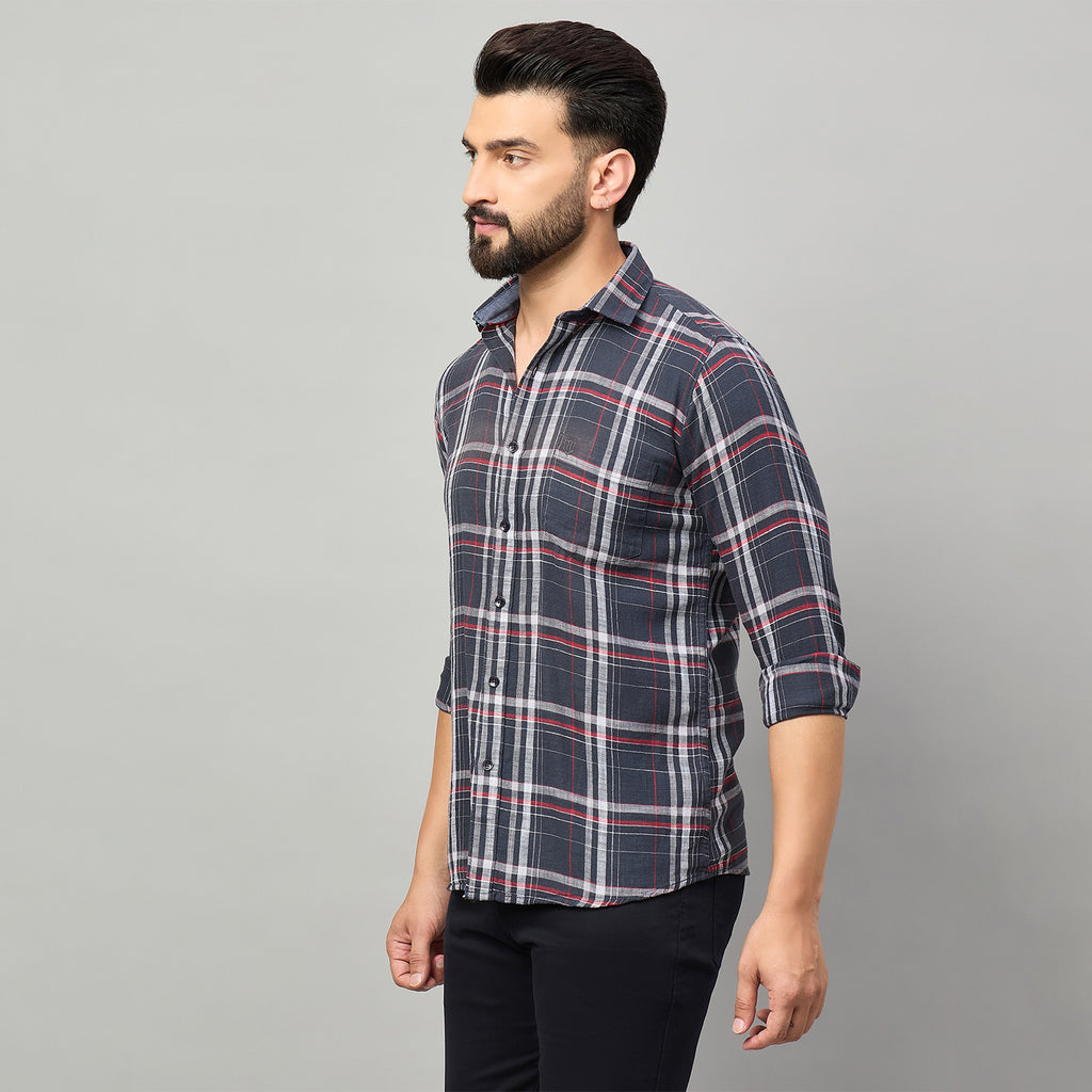 Duke Urban Men Full Sleeve Cotton Shirt (SDO8CKAT)
