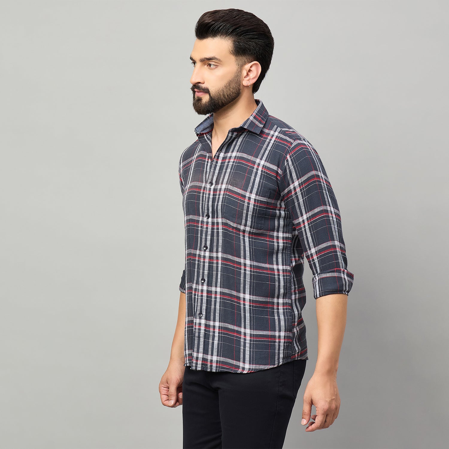 Duke Urban Men Full Sleeve Cotton Shirt (SDO8CKAT)