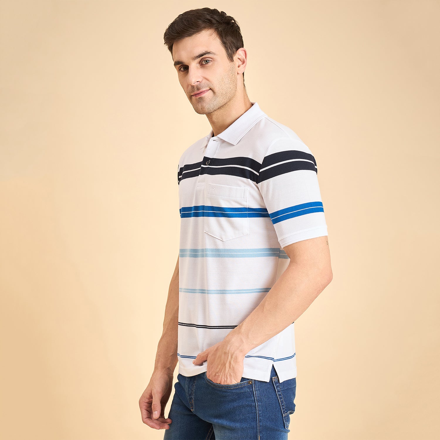 Duke Urban Men Half Sleeve Cotton Polo Tshirt (ON2089)