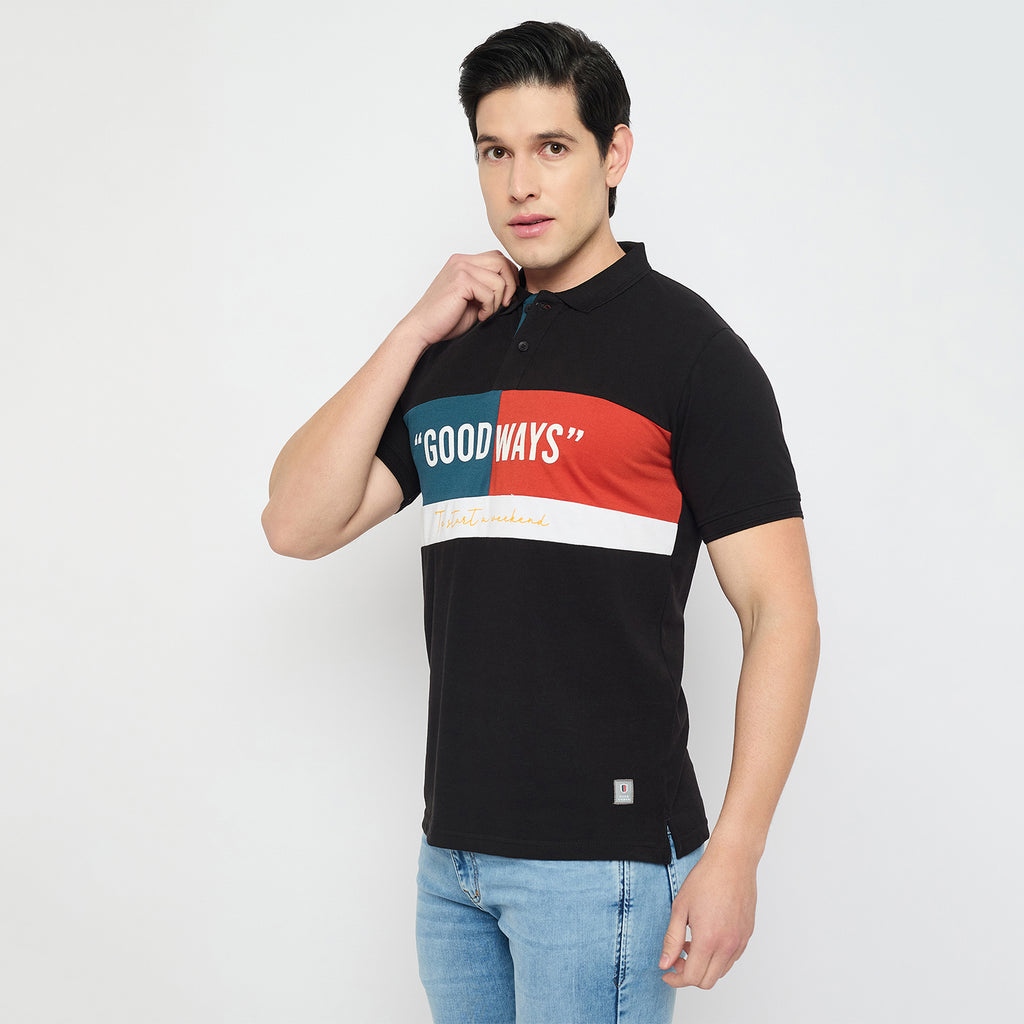 Duke Urban Men Half Sleeve Cotton Polo Tshirt (LF7397)