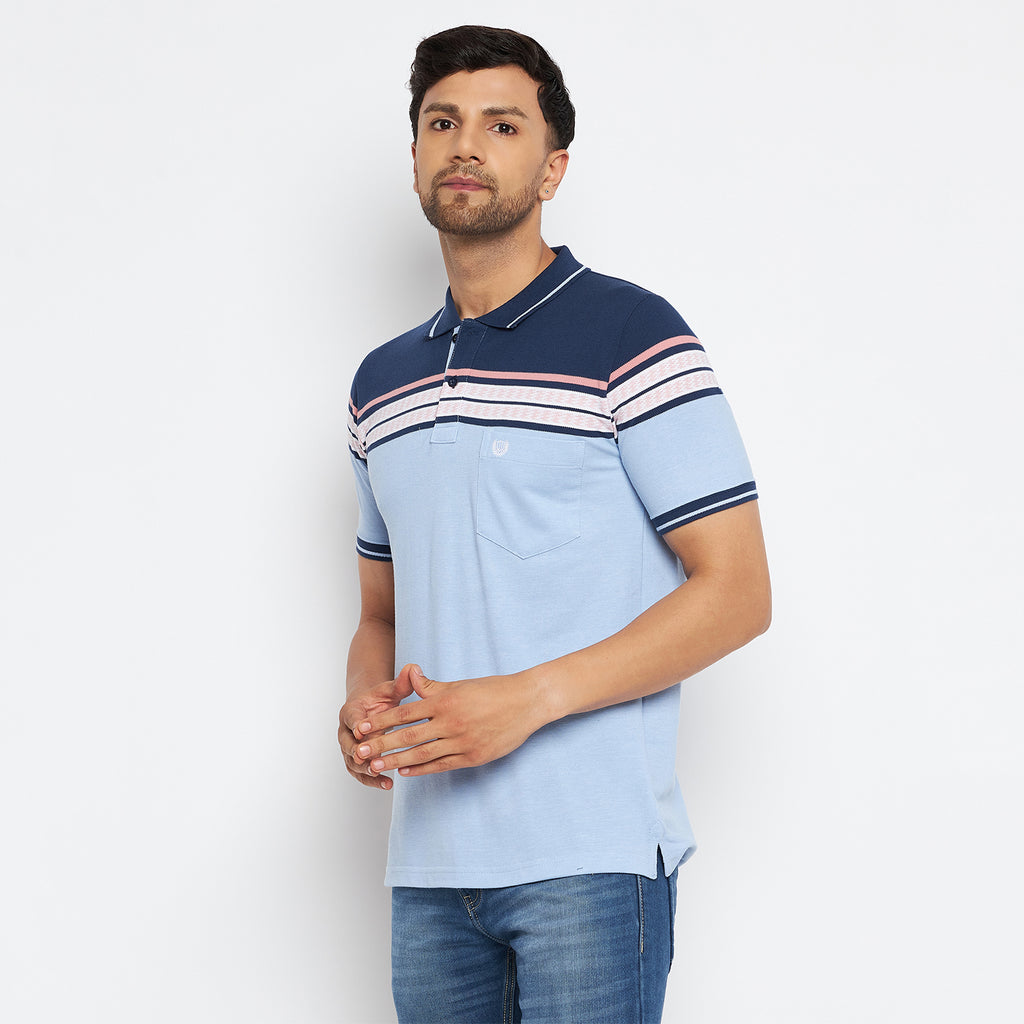 Duke Stardust Men Polo Neck Half Sleeve Cotton T-shirt (LF7074)