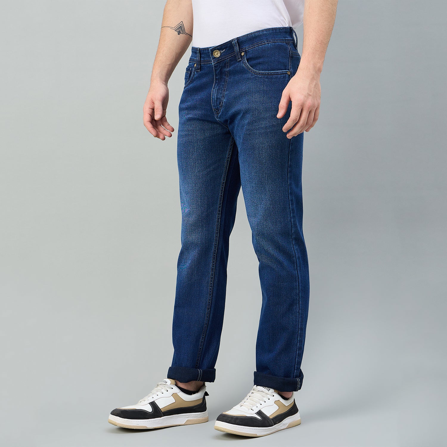 Duke Urban Men Comfort Fit Designer Jeans (MSD5918C)