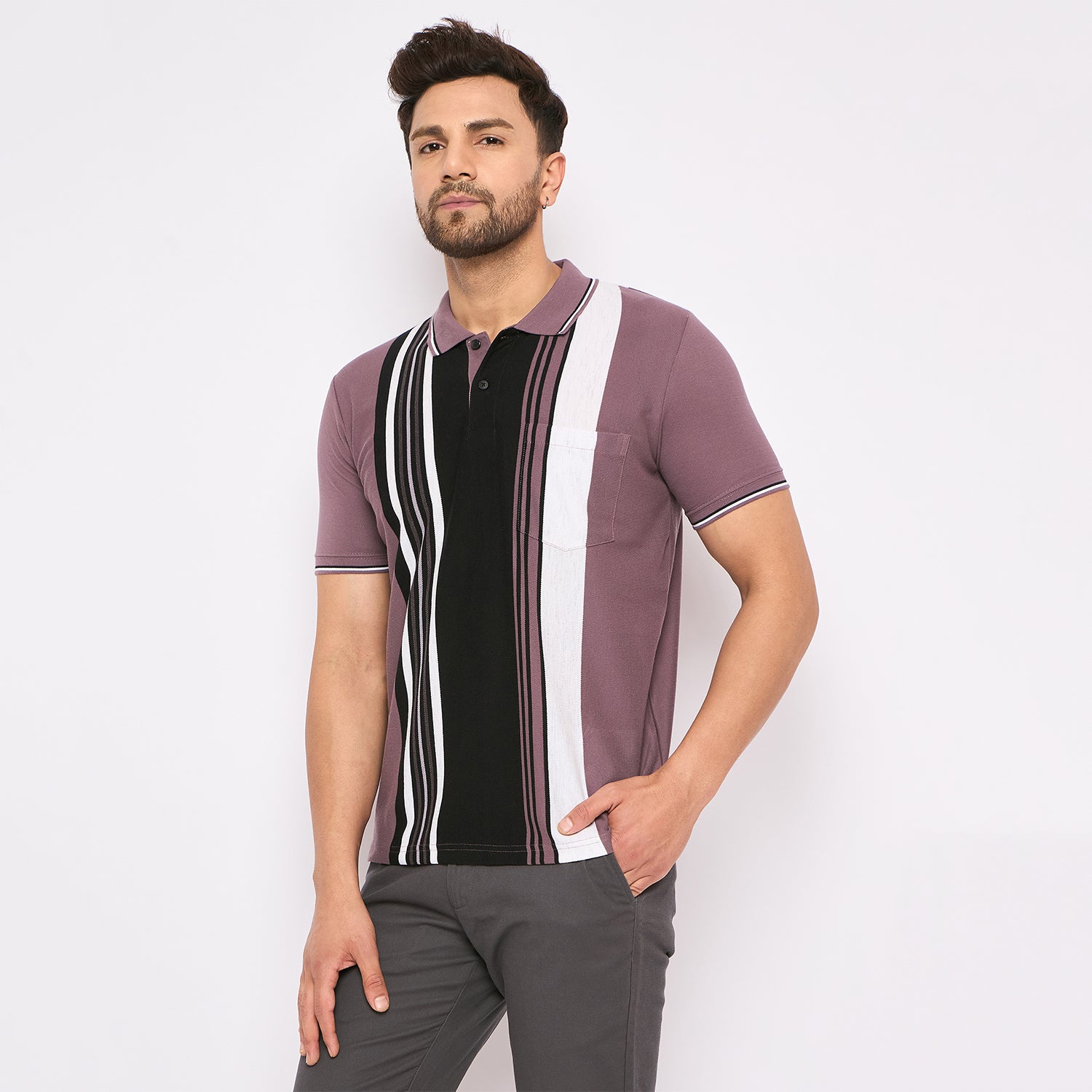 Duke Stardust Men Half Sleeve Cotton T-shirt (LF7268S)