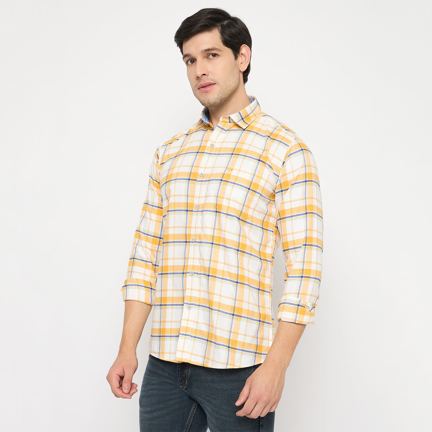 Duke Urban Men Full Sleeve Cotton Shirt (SDO8CKAD)