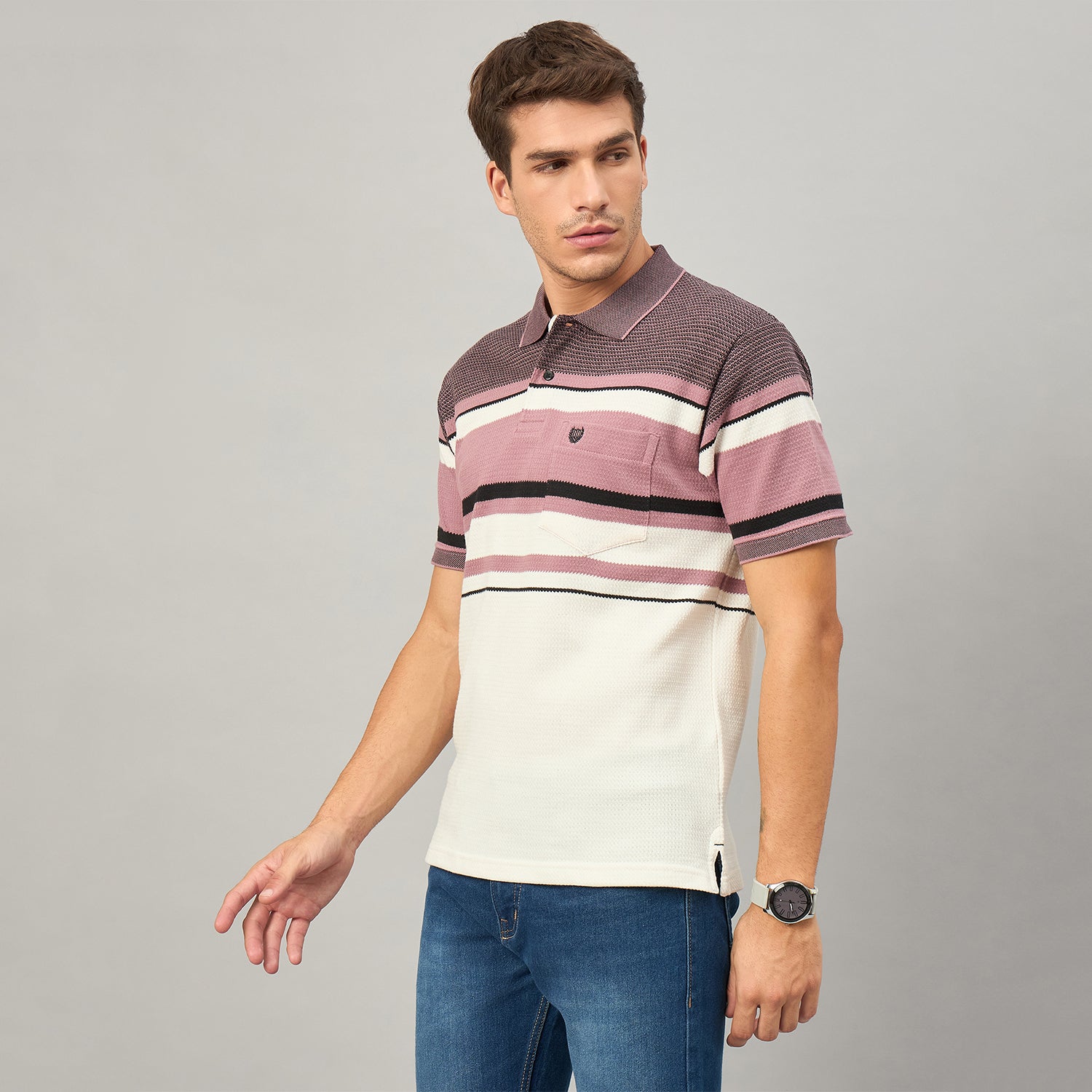 Duke Urban Men Half Sleeve Cotton Tshirt (LF7595)