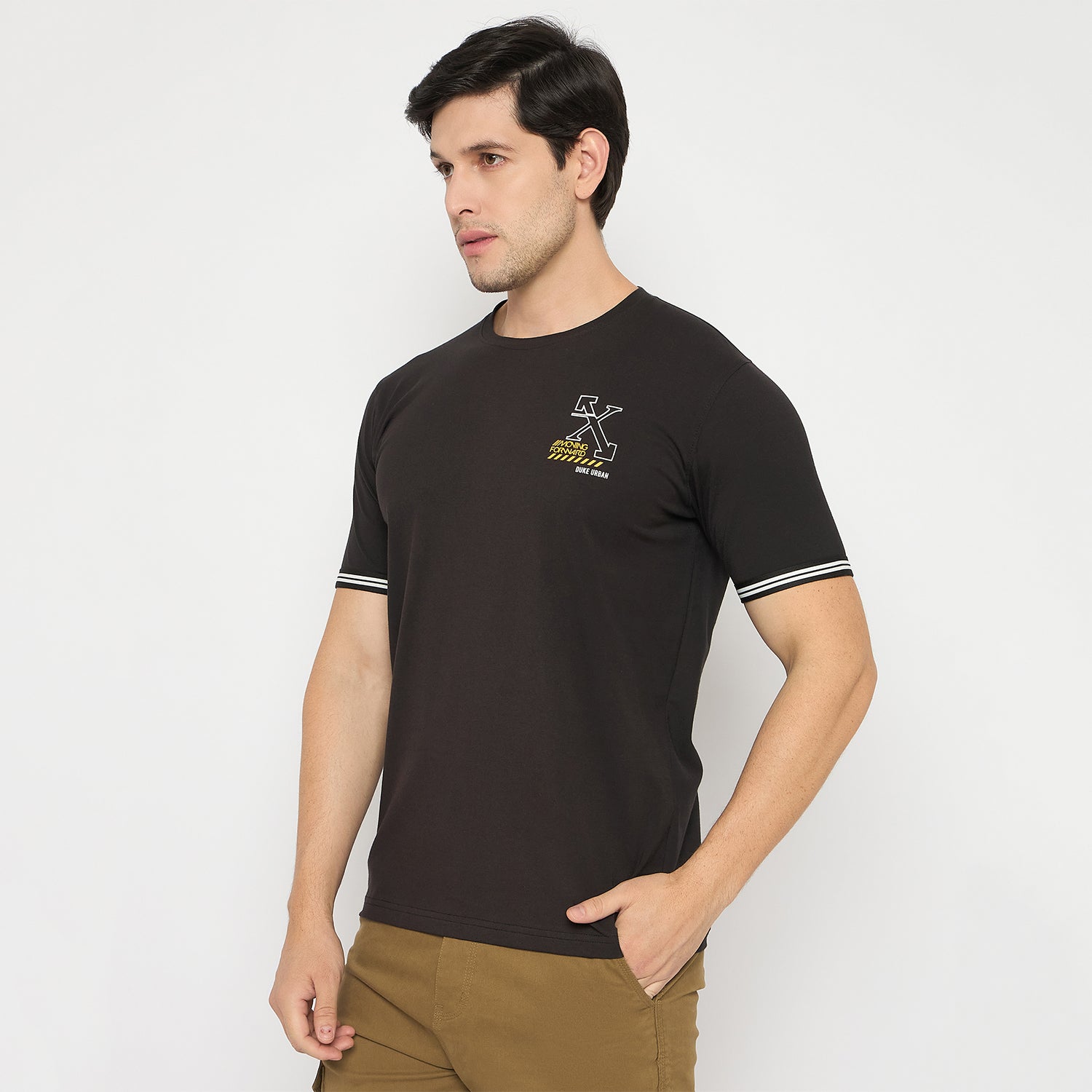 Duke Urban Men Half Sleeve Cotton Tshirt (LF7432)