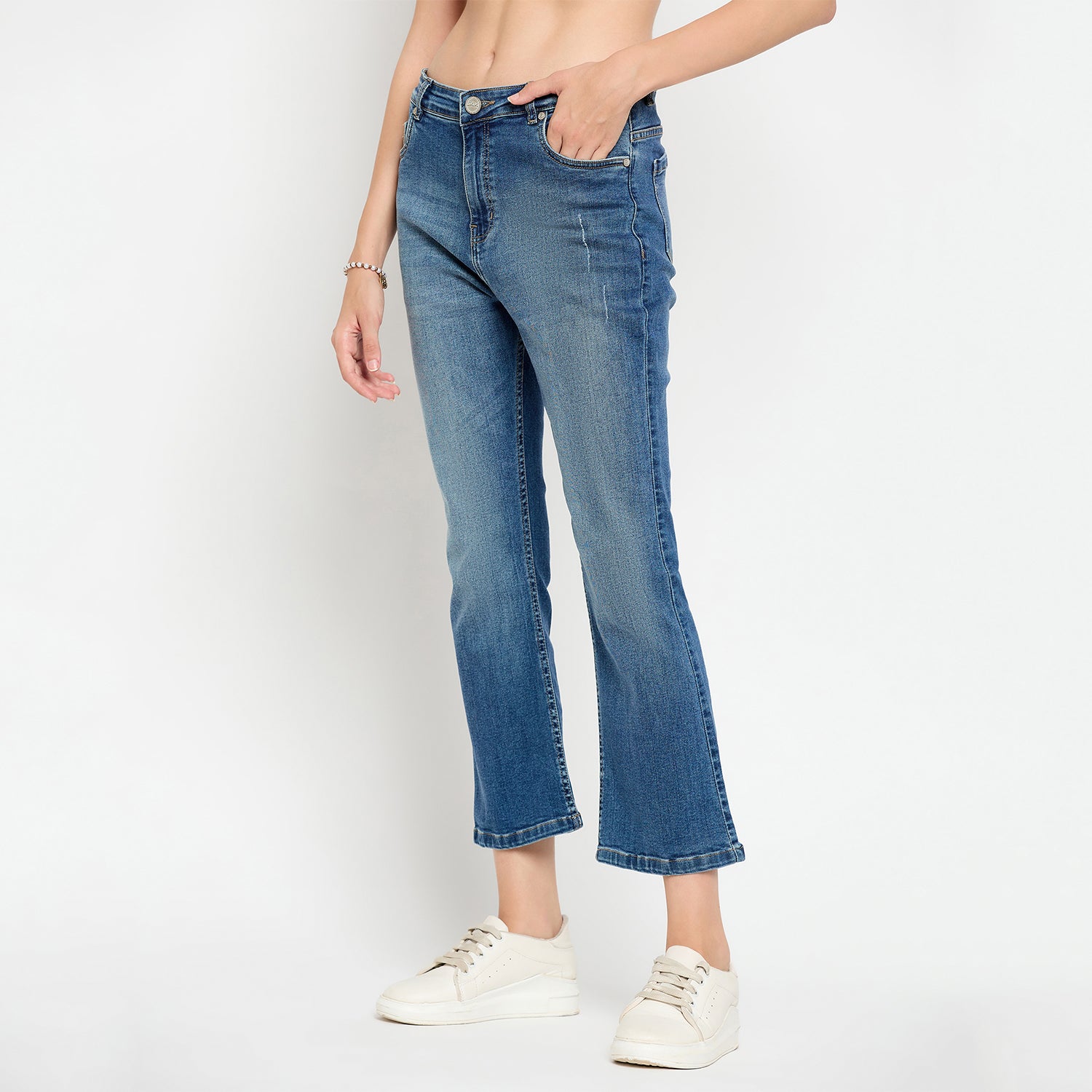 Duke Urban Women Straight Fit Stretchable Jeans (SDD6750)