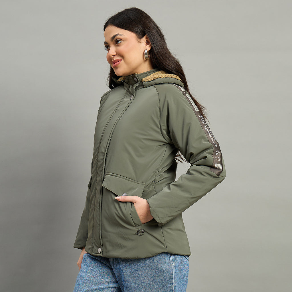 Duke Urban Women Short Style Full Sleeve Hooded Jacket (SDZ4009N)