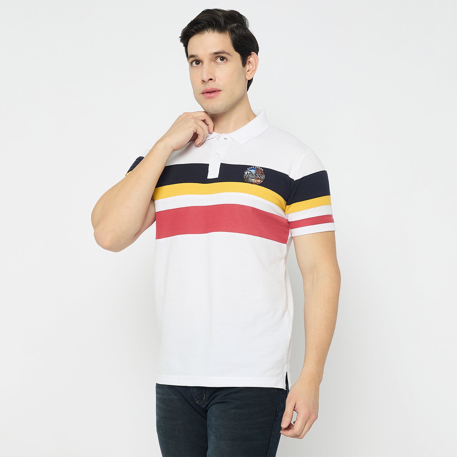Duke Urban Men Half Sleeve Cotton Polo Tshirt (LF7396)