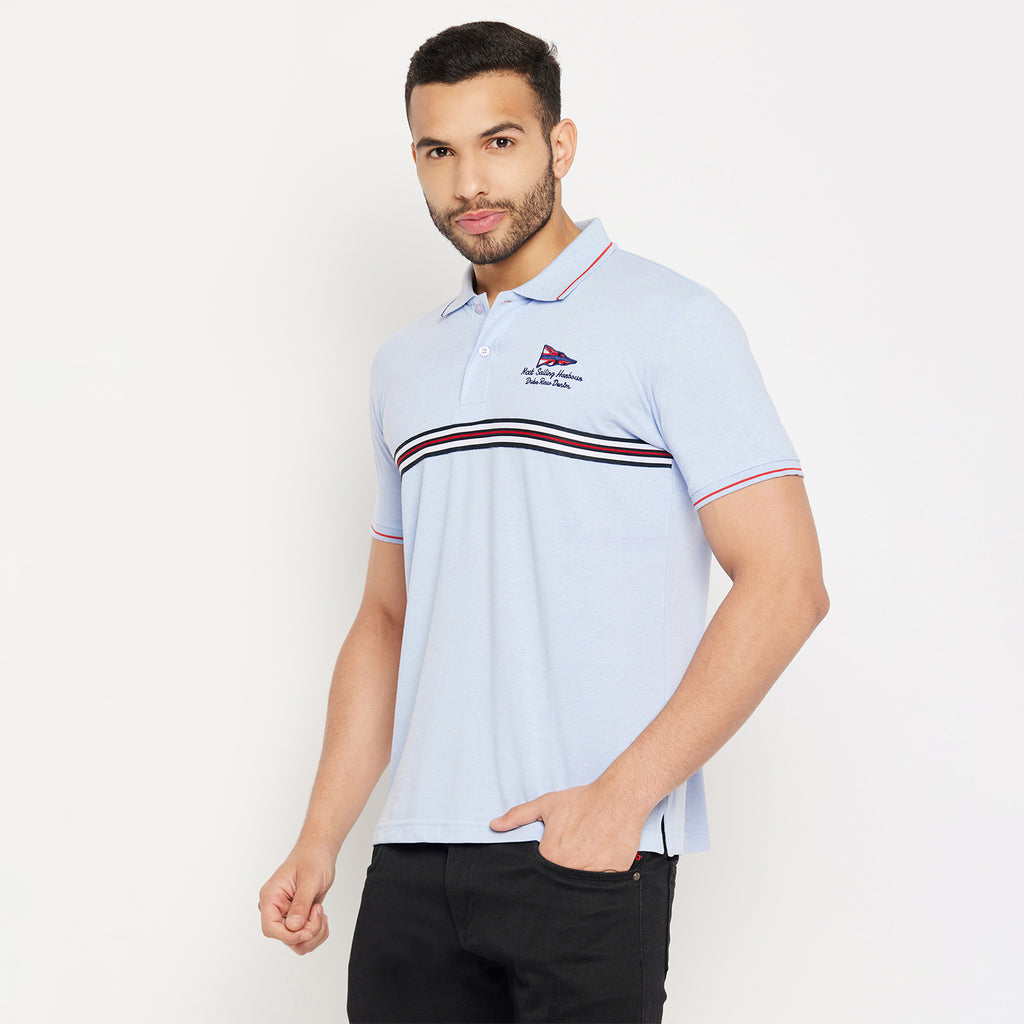 Duke Stardust Men Half Sleeve Polo Neck Cotton T-shirt (3934)