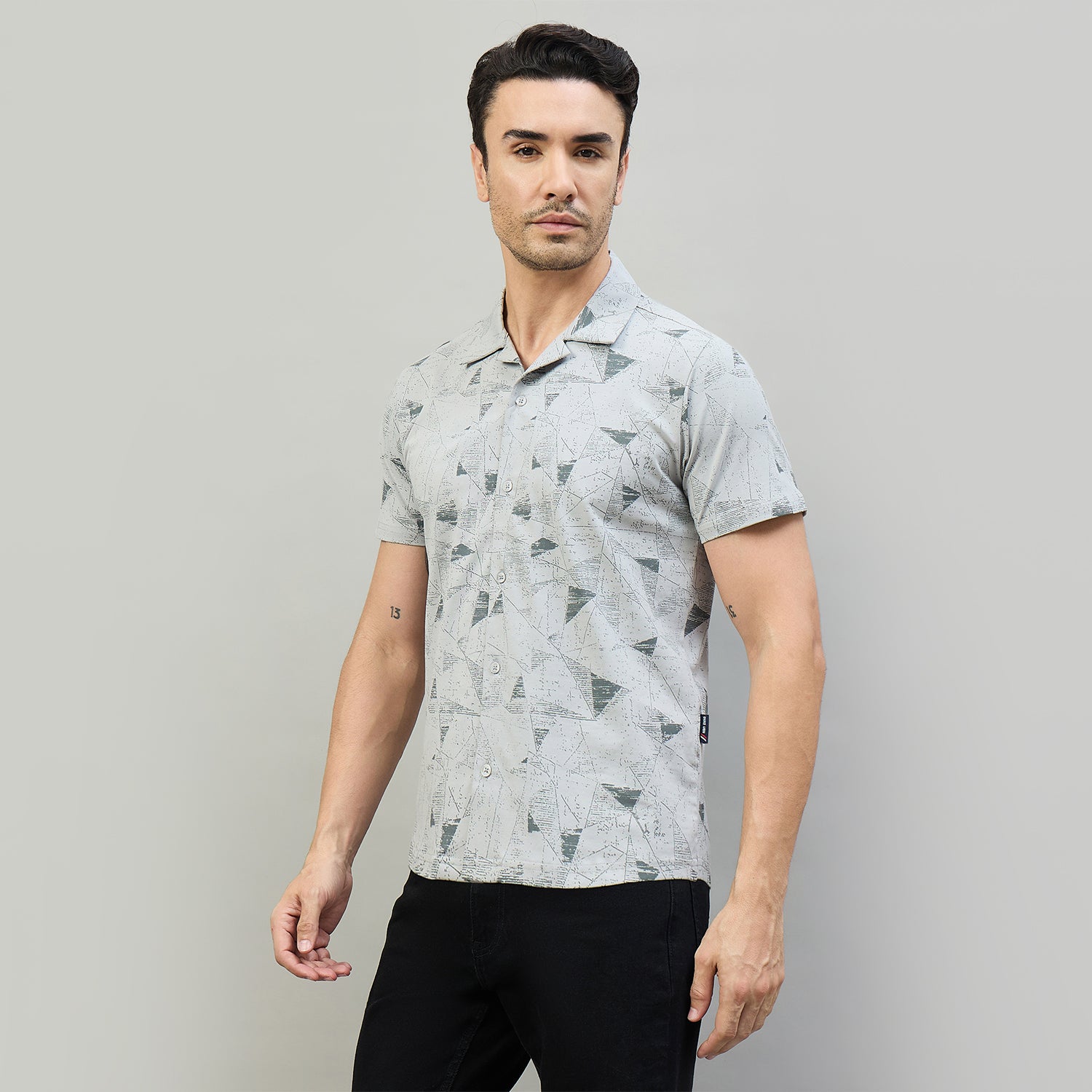 Duke Urban Men Regular Half Sleeve Cotton Shirt (LF6091A)